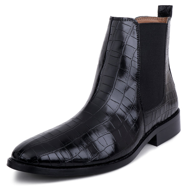 Premium Croc Boots - Black